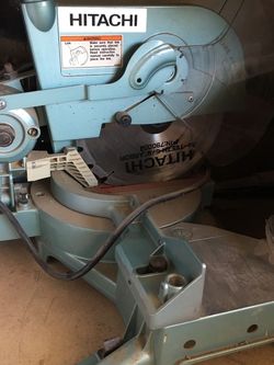 Hitachi miter saw
