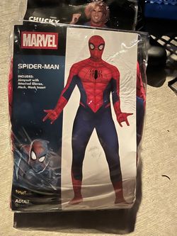 Adult men’s LARGE SPIDER-MAN COSTUME