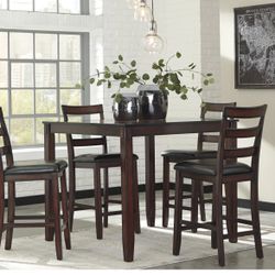 Counter High Table Set 5 Pc 