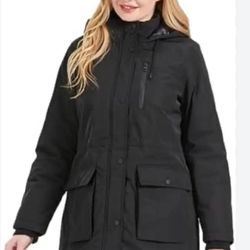 New Anna Suhuan Woman’s Winter Jacket Size 6,8 &10 available. Black.
