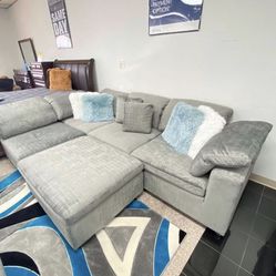 GORGEOUS GREY LIMA SECTIONAL SOFA!$999!*SAME DAY DELIVERY*NO CREDIT NEEDED*EASY FINANCING*HUGE SALE*