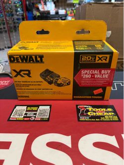 DEWALT 20V MAX Lithium-Ion 5.0 Ah Battery and Charger