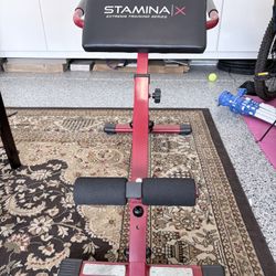 NEW Open Box - Stamina X Folding Hyper Bench - Assembled