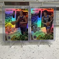 2025-26 NBA Hoops The Buzz Orange Refractor Parallel Joan Beringer