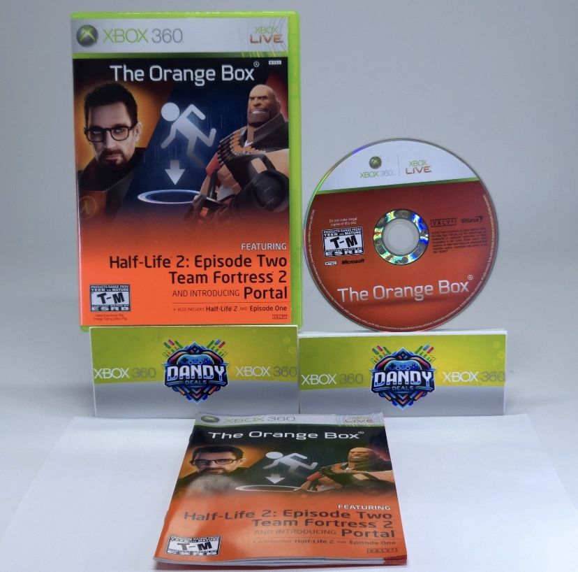 Orange Box CIB W/ Manual - Xbox 360