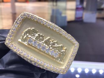10k Gold New Style Ring With Nuggets Design Size 10 Available In Stock..