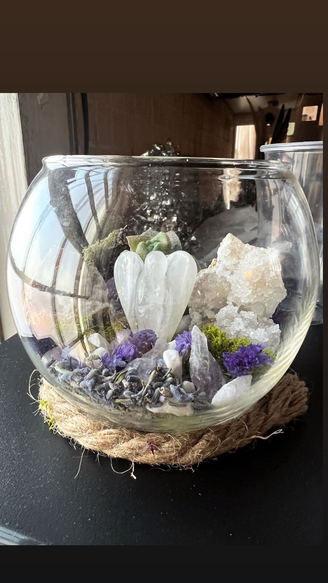 Handmade Geode Terrarium 