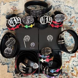 Chrome Hearts Leather Belt