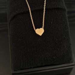 Rose Gold Heart Pendant 