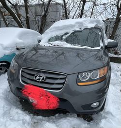 2010 Hyundai Santa Fe Smoks White 