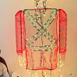 VTG 6 Ft Mechanical Lighted Toy Soldier