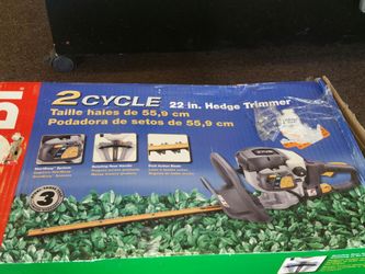 2-cycle 22 inch hedge trimmer start Easy System rotating rear handle dual action blade