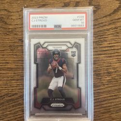 2023 Panini Prizm - Rookies C.J. Stroud #339 (RC) PSA 10