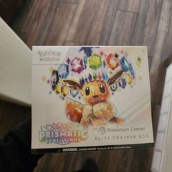 Sealed Prismatic Evolutions Pokemon Center Elite Trainer Box 