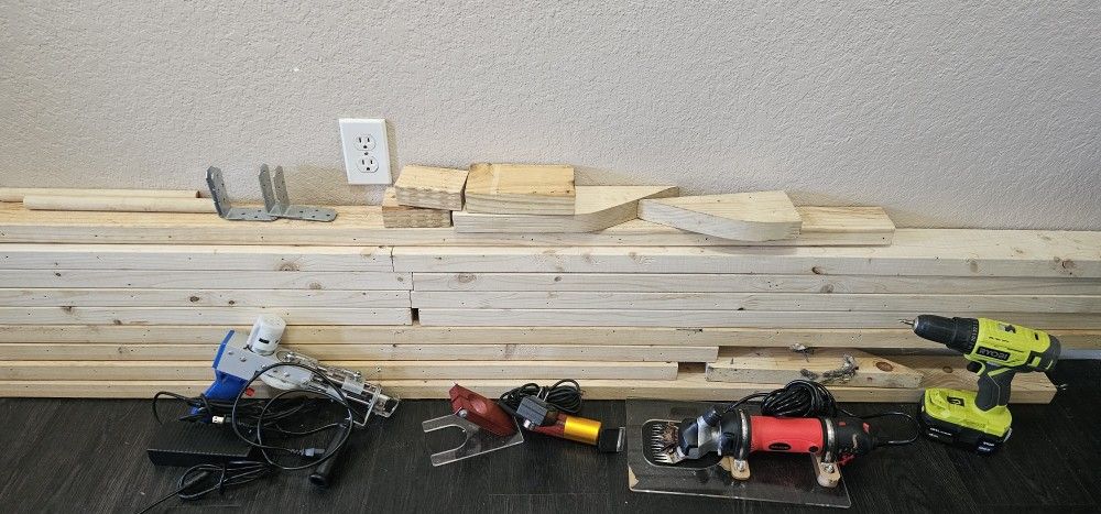 Rug Making Setup RUG TUFTING