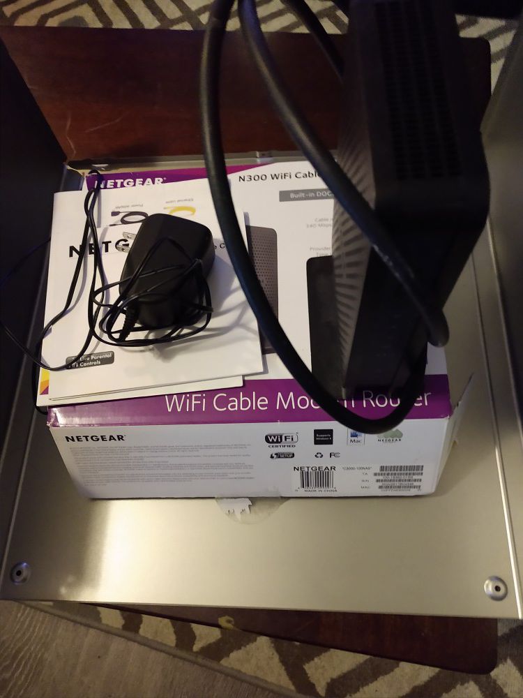 Netgear N300 Cable Modem Router (xfinity time warner approved)