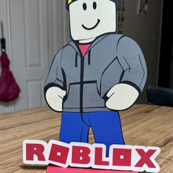 Roblox Boy Cardstock Party Centerpiece 