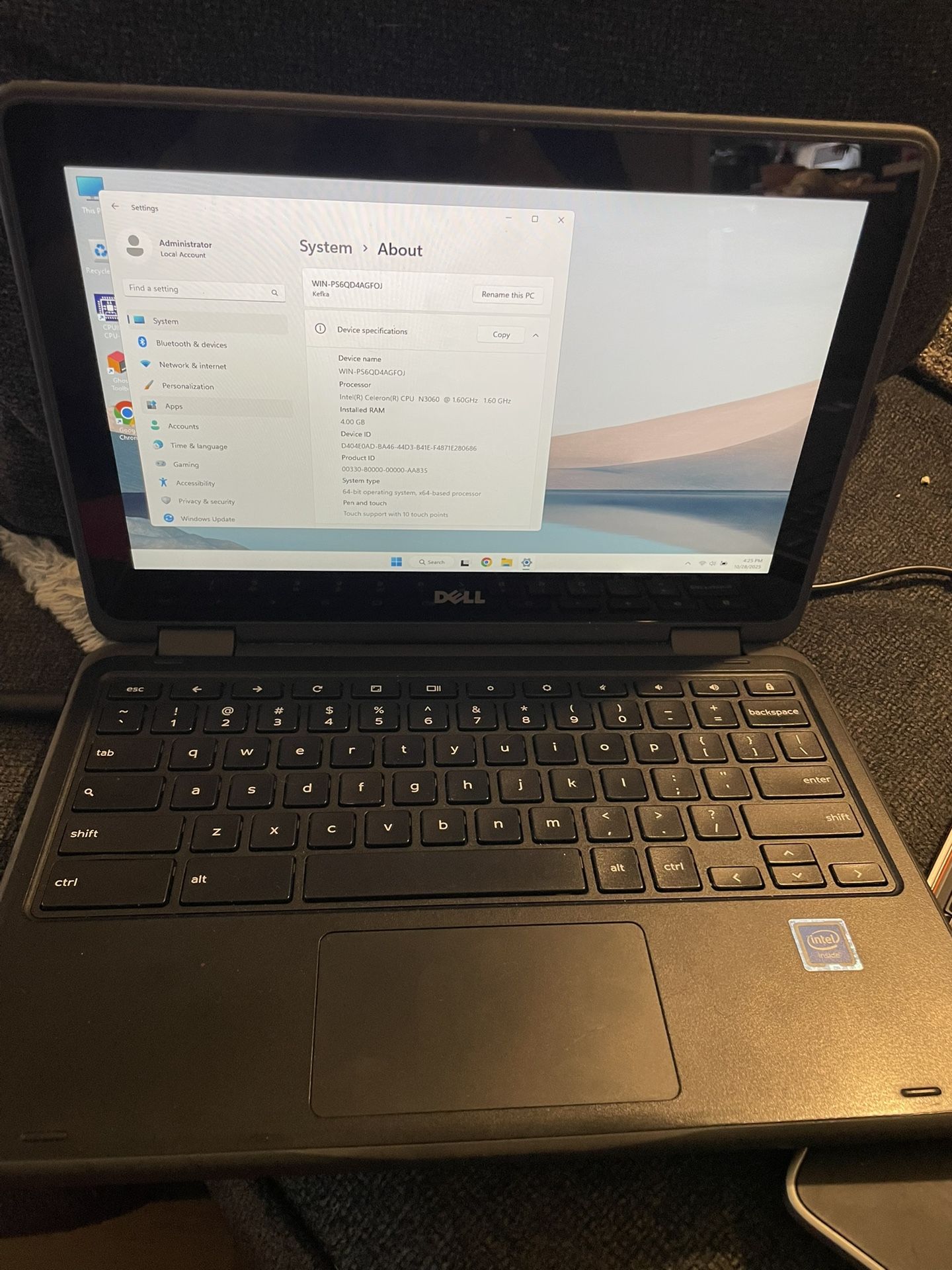 Windows 11 Chromebook (read) Touchscreen 