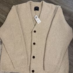 Abercrombie Cardigan Cream NEW with Tags 