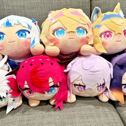Hololive X Round 1 Collab Exclusive Flying Pose Plushies Large 14.4in 