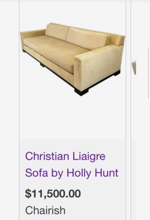Christian Liaigre Sofa By HOLLY HUNT
