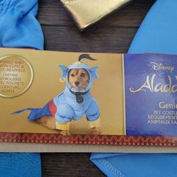 Aladdin Genie Dog Costume