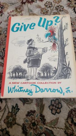 Vintage 1966 Copy "Give Up?" By Whitney Darrow Jr.