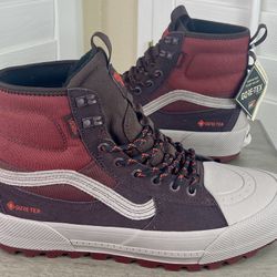 Vans MTE Sk8-Hi GORE-TEX Bitter Chocolate Hiking Boots - Men’s 10/Women’s 11.5 - New w/Tags