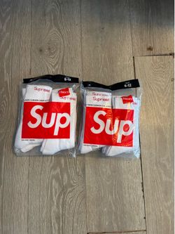 Hanes x supreme socks 4 pack
