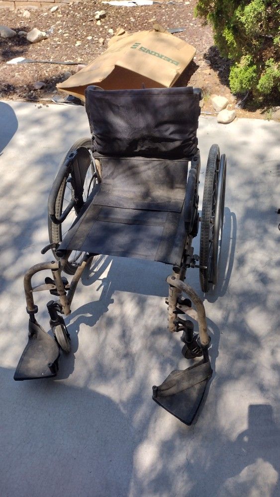 Lightweight Wheelchair. All Aluminum.