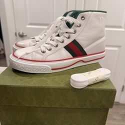 New In Box Gucci Tennis 1977 High Top Sneakers  - 36.5 