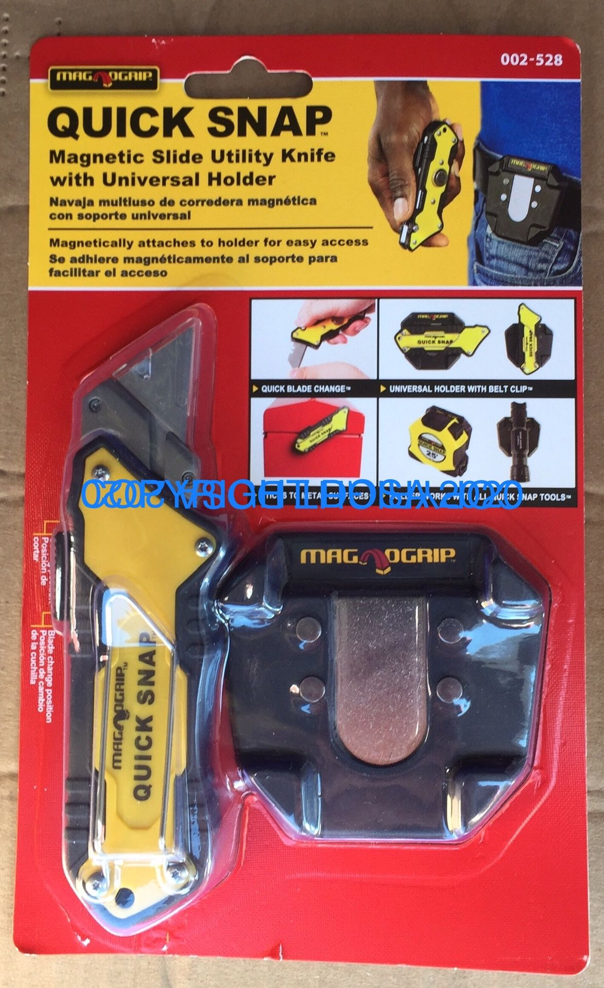 MAGNOGRIP Quick Snap Utility Box Cutter, 002-528