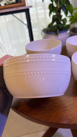 White Cereal Bowls