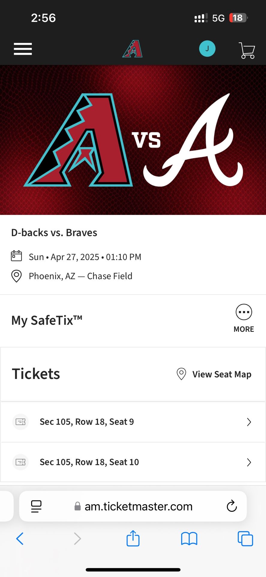 2 Dbacks tickets