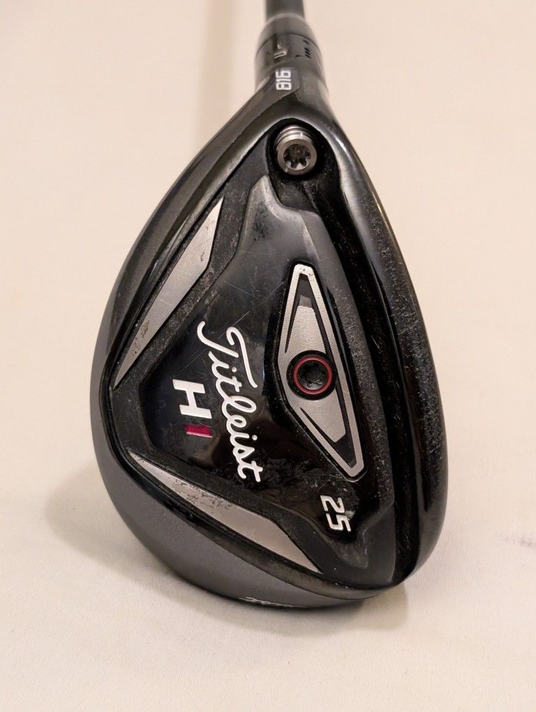 LH USED TITLEIST HYBRID #5 HI 25* GRAPHITE SHAFT CADERO GRIP
