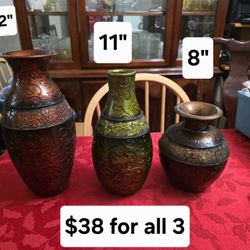 Tuscan vases from Kirkland's
3 vases $38 OBO
Pick up in Harlingen, I live near Walmart
Antiques, Telephone, Flags & Collectables