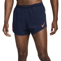 Nike AeroSwift Brief-Lined 2” Running Blue Shorts Men’s Size Large FN3349-451