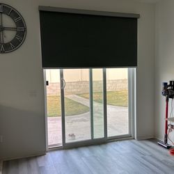 Motorized Blinds Outside Mount Back door 6 X 8 Ft