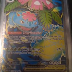 Mega Venusaur Ex Card