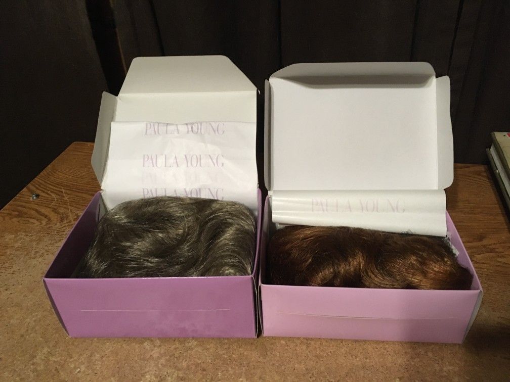 Two Paula Young Wigs A1279 Montana 18/22B And A 8043 Classic Abbey 33/28