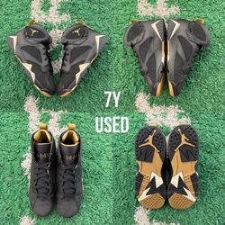 Jordan 7 retro Golden Moments Pack Sz 7Y
