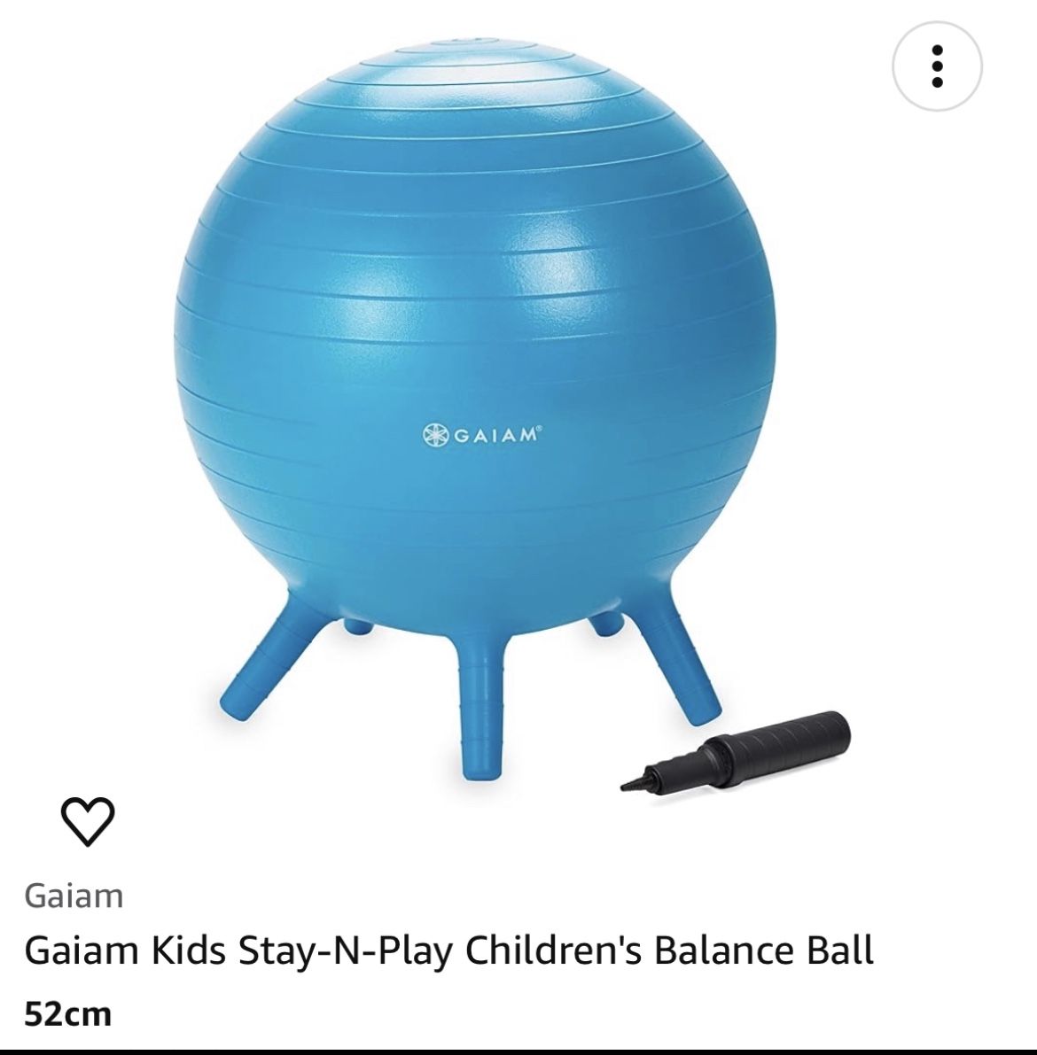 Gaian Stay And Play Balance Ball