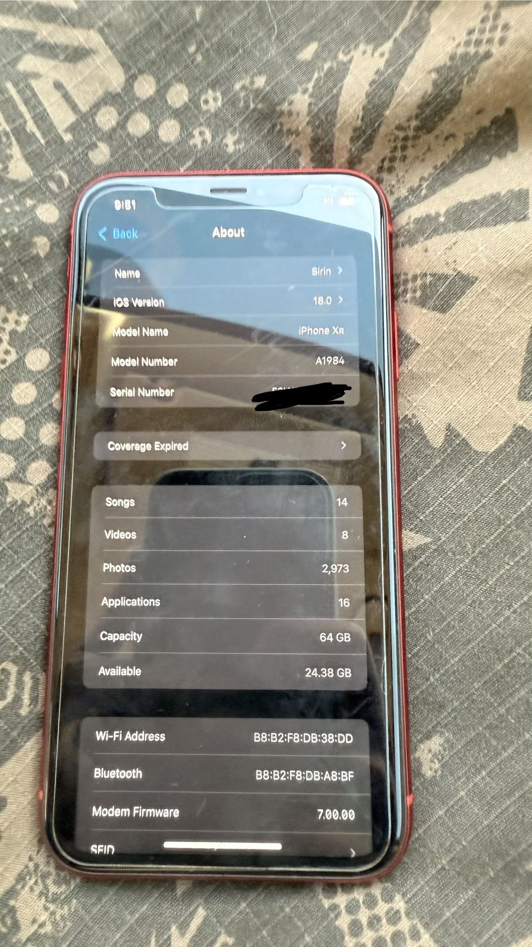 Unlocked 64GB iPhone XR