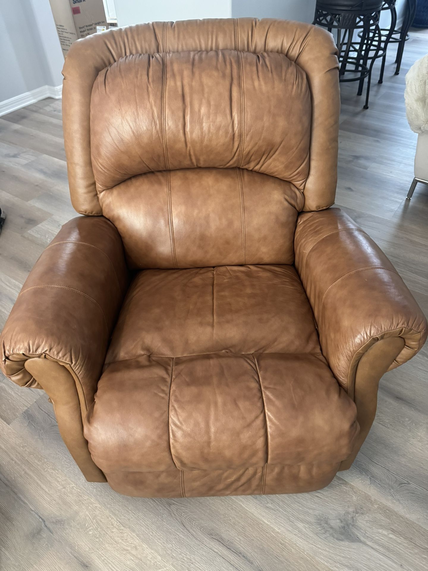 Reclining & Rocking Leather Chair 