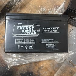 12v 8amp Rechargeable Battery (Pair)