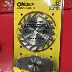 Oldham 6 Inch Dado Set 