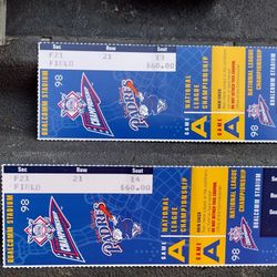 San Diego Padres 1998 National League Championship Game Tickets