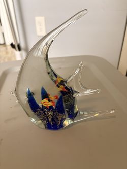 Glass Fish Figurine