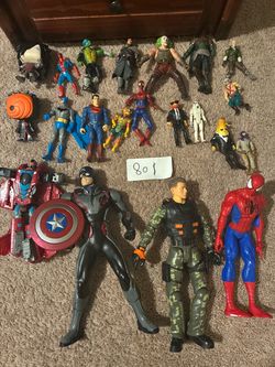 Mixed Action Figure Lot – Marvel DC and More