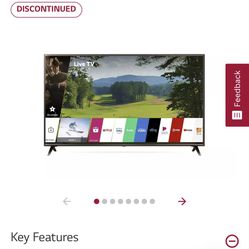 LG HDR Smart LED UHD TV w/ AI ThinQ® - 43" With Remote